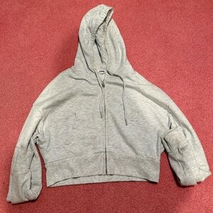 Garage Gray Zip-Up Hoodie